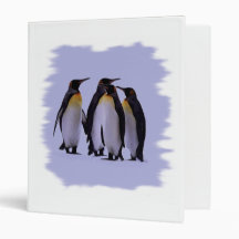 Penguins four ring binder
