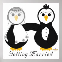 Penguins Getting Married Getting Married Posters