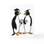 Penguins Graduation Cartoon Cards