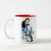 penguins in Antarctica Coffee Mug
