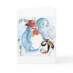 PENGUIN'S SERENADE , white blue red black