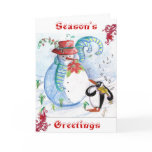 PENGUIN'S SERENADE , white blue red