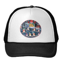 Penguins Skaters Mesh Hat