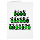 Penguins stop global warming card