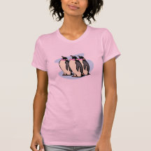 penguins with bowties tshirt