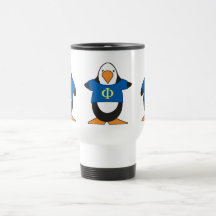 Penguins with Shirts Coffee Mug