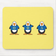 Penguins with Shirts Mousepad