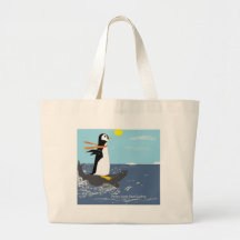 Pengy, Seal Surfing Canvas Bags