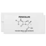 Penicillin Most Widely Used Antibiotic (Chemistry) Customized Rack Card