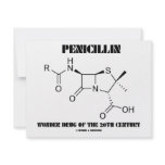 Penicillin Wonder Drug Of The 20th Century Custom Invite