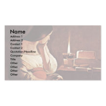 Penitent Mary Magdalene (Magdalena Terf) Business Card Templates