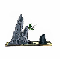 Penjing bonsai graphic image design 1 photo cutout