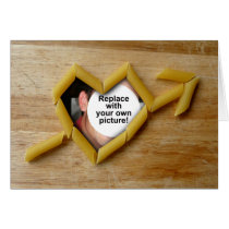 Penne Love Photo Template Folding Card cards