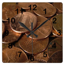 Pennies Wall Clock