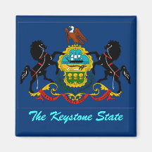 Pennsylvania Flag Magnet