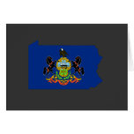Pennsylvania Flag Map Cards