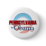PENNSYLVANIA for Obama Pinback Buttons