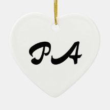 Pennsylvania Heart Ornament