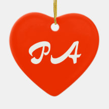 Pennsylvania Heart Ornament