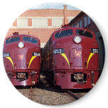 Pennsylvania Railroad E-8a,s (JTFS) 5809 and 5811 buttons