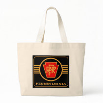 Pennsylvania Railroad Keystone, Black & Gold Bag