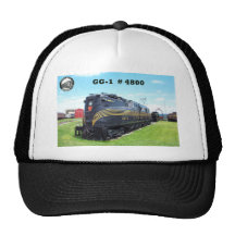 Pennsylvania Railroad Locomotive GG-1 #4800 -2- Trucker Hat