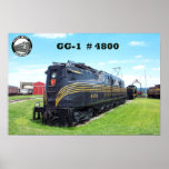 Pennsylvania Railroad Locomotive GG-1 #4800 -2- Print