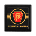 Pennsylvania Railroad Logo, Black & Gold Gift Box