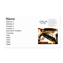 Pennsylvania Railroad Steam Turbine Business Cards