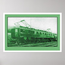 Pennsylvania Railroad's class FF1 Locomotive Print