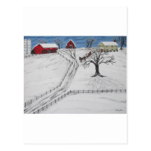 Pennsylvania Sleigh Ride Postcard