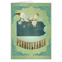 Pennsylvania State Map – Green Card