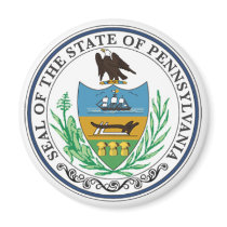 Pennsylvania State Seal Fridge Magnet