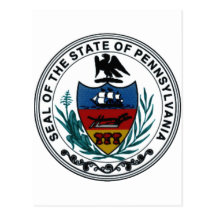 Pennsylvania State Seal Postcard