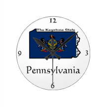 Pennsylvania Wall Clock