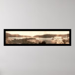 Pennsylvania Water Dam Photo 1911 Poster