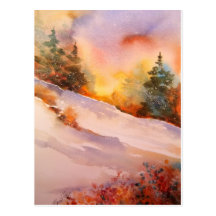 Pennsylvania Winter Sunrise Postcard