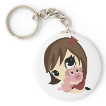 Penny and Snickerdoodle Keychains