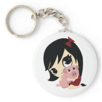 Penny and Snickerdoodle Key Chains
