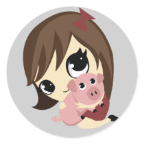 Penny and Snickerdoodle Sticker