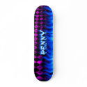 Penny blue fire Skatersollie skateboard.