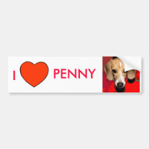 PENNY BUMPER STICKERS