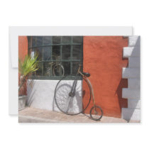 Penny-Farthing in Front of Bike Shop