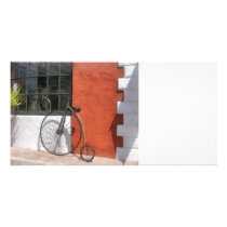 Penny-Farthing in Front of Bike Shop