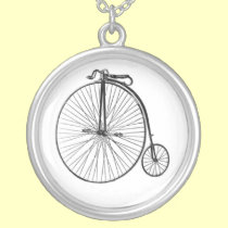 Penny Farthing necklaces