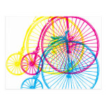 Penny Farthings CMYK Post Cards