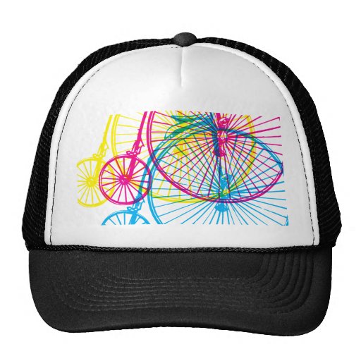 Penny Farthings CMYK Trucker Hats