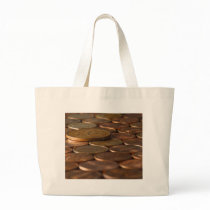 Penny Pennies Coins Money Tote Bags