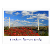 Penobscot Narrows Bridge Postcards