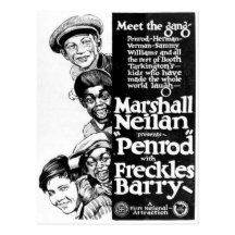 'Penrod' Silent Film Advert from 1922 Postcard
